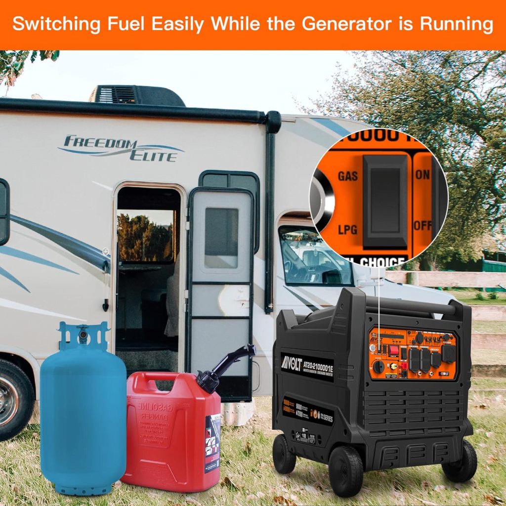 Aivolt Dual Fuel Portable Inverter Generator Ai Volt Generator Website