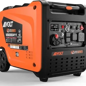 AIVOLT Dual Fuel Quiet Inverter Generator 8000 Wattages Inverter Generator for Home Use 50 Amp Portable Generator for Camping Travel RV Jobsite, 50 State Approved