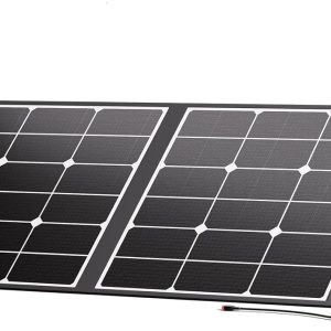AIVOLT 100W Solar Panel for Portable Power Station Generator, 23.5% Efficiency, with 18W USB Outputs for Phones/Tablets, Foldable Solar Cell Solar Charger for Outdoor Camping RV Trip